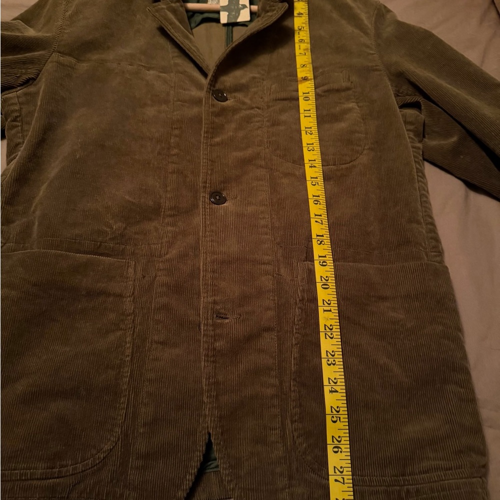 Men's Olive and Khaki Military Jacket - Picture 7 of 7